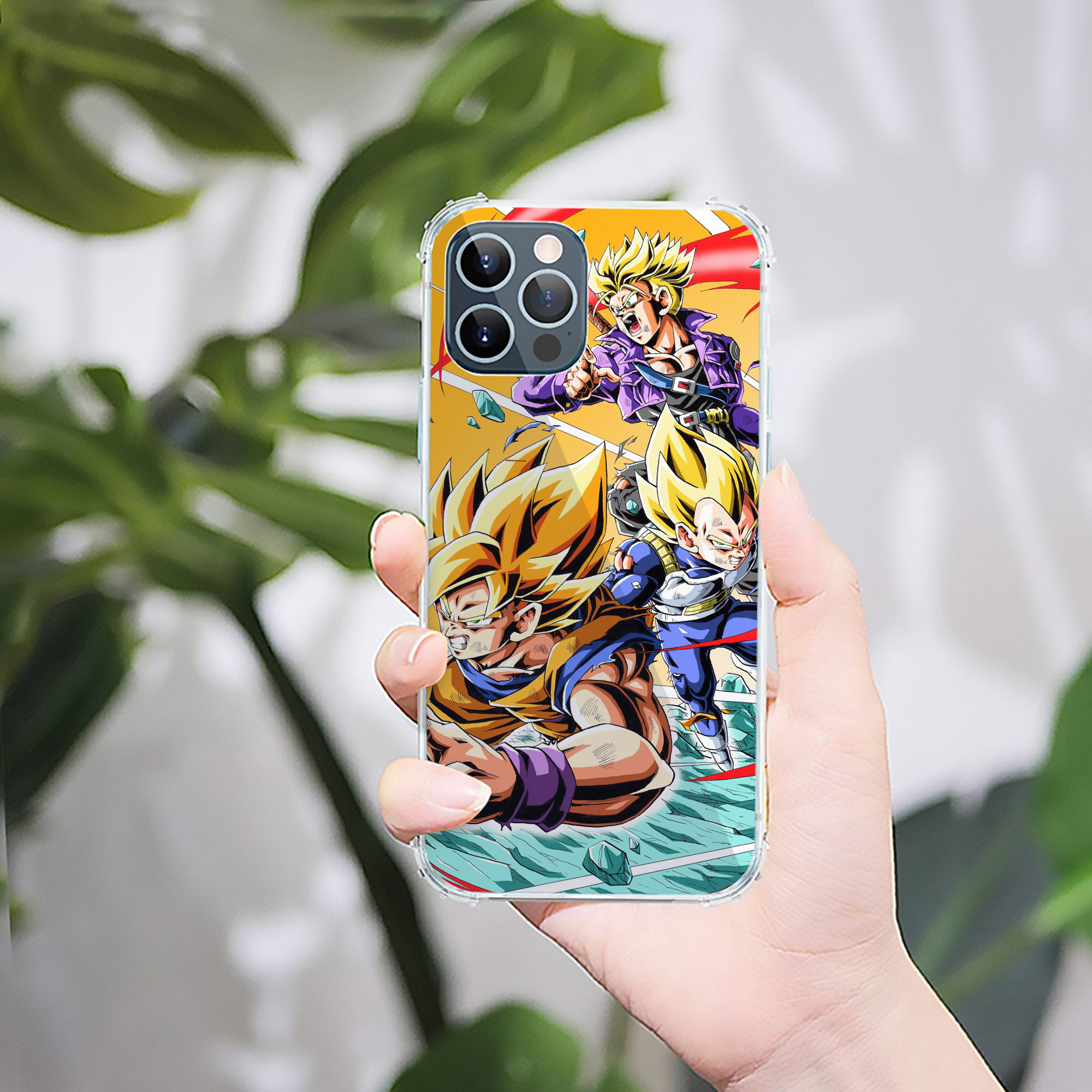 （画像用） ドラゴンボール DRAGON BALL 【iPhone 12シリーズ対応】透明スマホケース（クリアソフトケース）